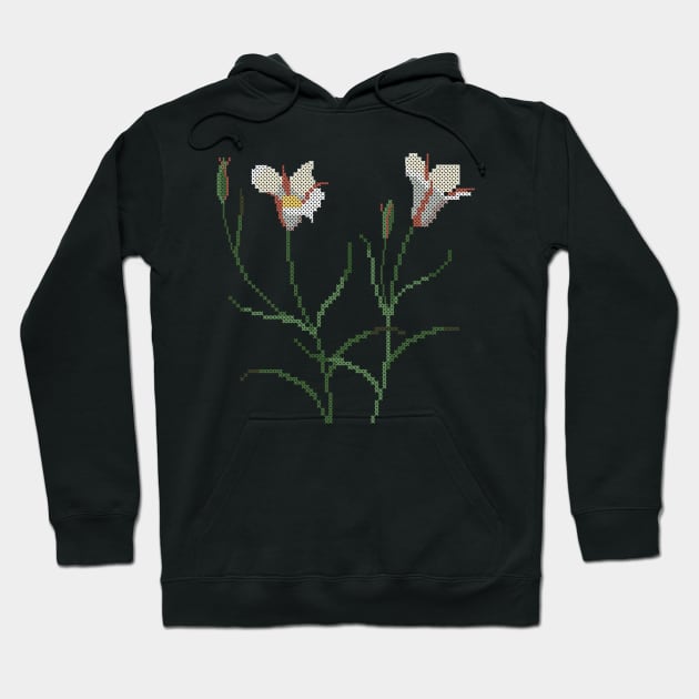 Utah State Flower Sego Lily Hoodie by inotyler